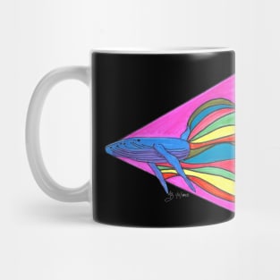 whale swimming in the current of the ocean Mug